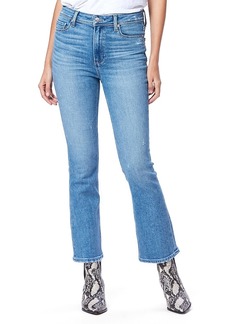 Paige Claudine High Rise Ankle Flare Jeans in Seaspray