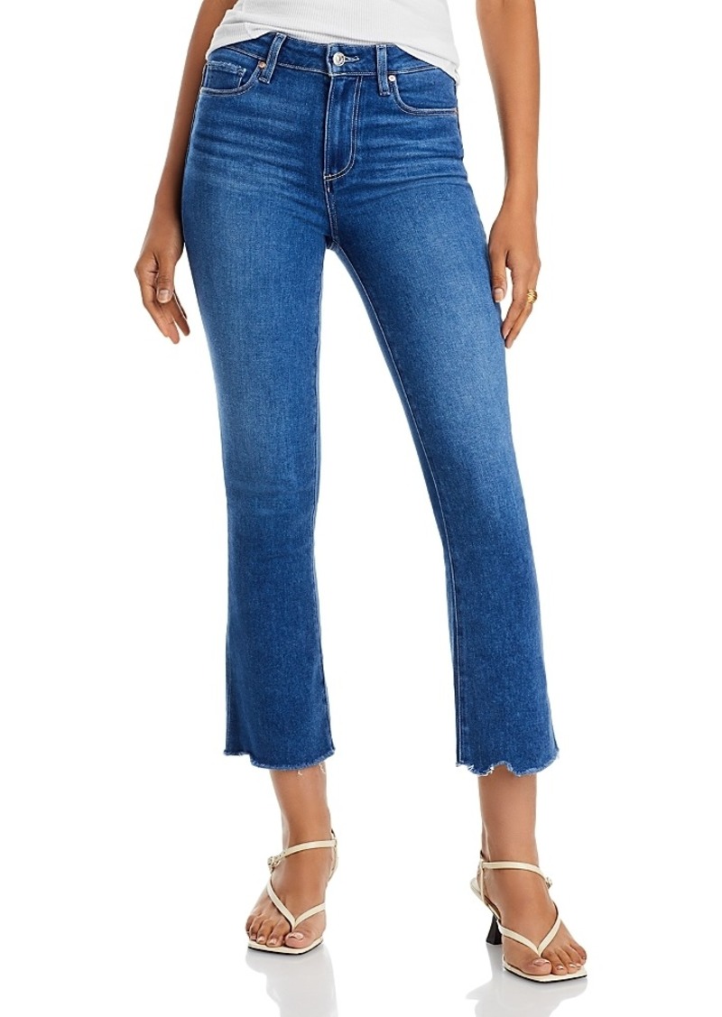 Paige Colette High Rise Cropped Flare Jeans in Bay - 100% Exclusive