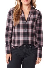 PAIGE Davlyn Button-Up Shirt in Black Multi at Nordstrom