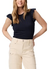 PAIGE Erissa Cap Sleeve Cotton T-Shirt