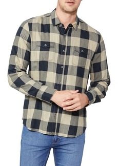 PAIGE Everett Plaid Flannel Button-Up Shirt