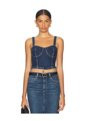 PAIGE Guilia Denim Top