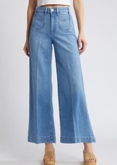 PAIGE Harper High Waist Ankle Wide Leg Jeans