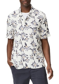 PAIGE Landon Floral Short Sleeve Button-Up Shirt
