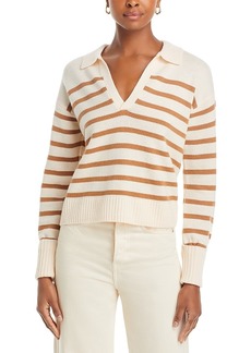 Paige Maxie Striped Collared Sweater