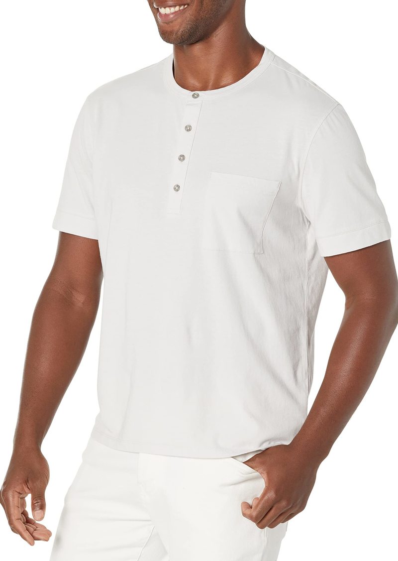 PAIGE Men's August Short Sleeve Pocket Henley  XL