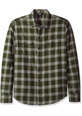 PAIGE Men's Everett Flannel Button Down Shirt in  Vander Plaid XL