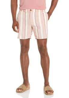 PAIGE Men's Gatlin Stretch Linen Striped Short