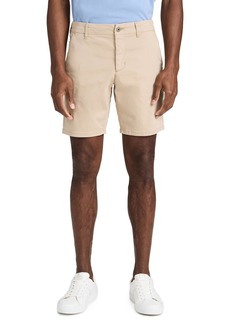 PAIGE Men's Phillips 7" Shorts in Stretch Sateen  Tan 38