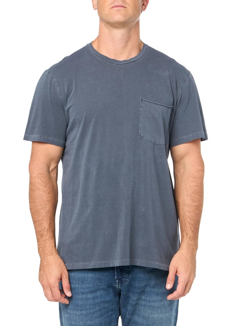 PAIGE Men's Ramirez Crew Neck Pocket Tee VINTAGE ROYAL HAZE