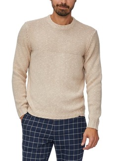 PAIGE Pacey Crewneck Sweater in Vanilla Buff at Nordstrom