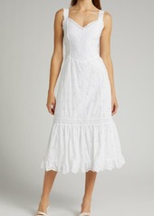 PAIGE Pallas Eyelet Sleeveless Dress