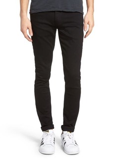 PAIGE Transcend - Croft Skinny Fit Jeans in Black Shadow at Nordstrom