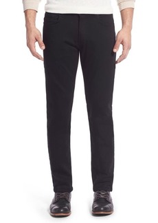 PAIGE Transcend - Normandie Straight Leg Jeans in Black Shadow at Nordstrom