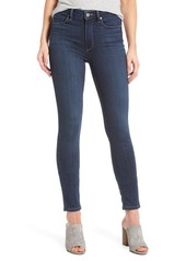 PAIGE Transcend Hoxton High Waist Ankle Skinny Jeans in Charing at Nordstrom