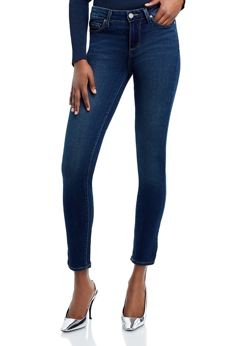 Paige Transcend Verdugo Mid Rise Ankle Skinny Jeans in Nottingham