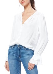 PAIGE Vienne Blouse in White at Nordstrom