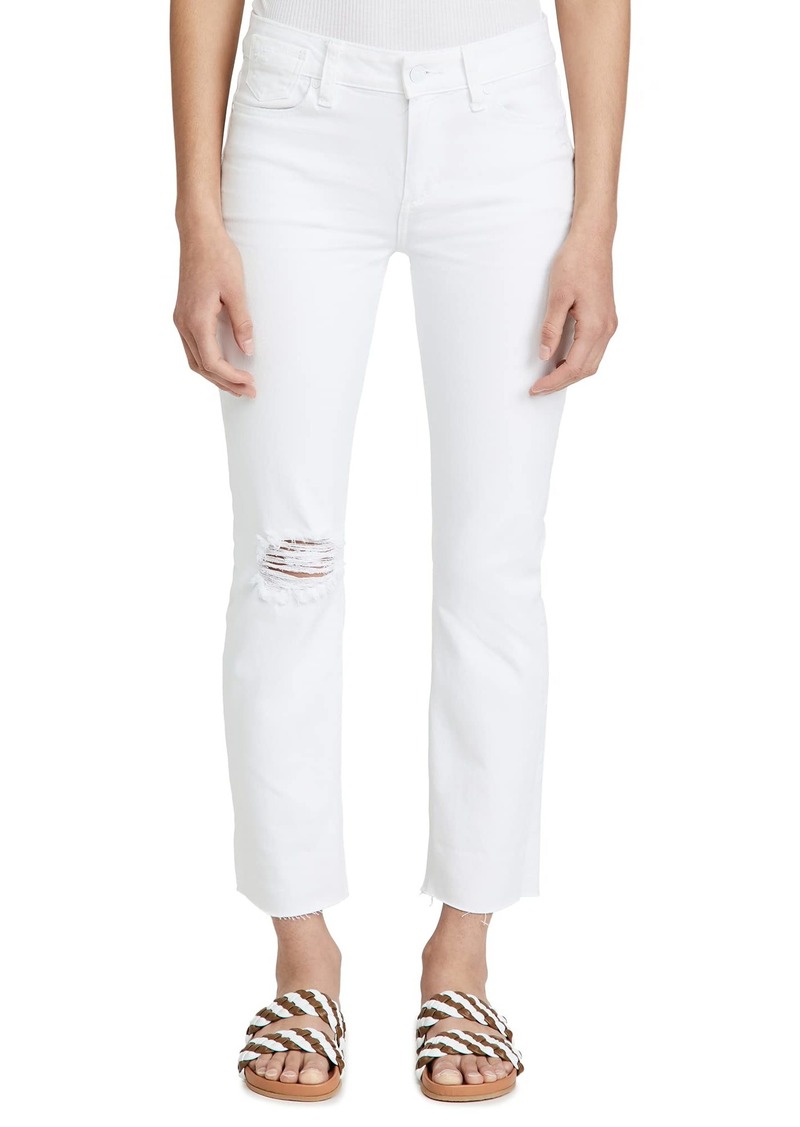 PAIGE Women's Brigitte Jeans with Raw Cuff & Coin Pocket