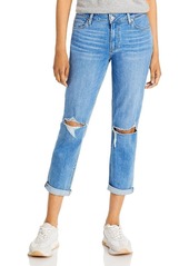 PAIGE Women's Brigitte Mid Rise Boyfriend Jeans