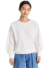 PAIGE Women's Castelle Sweatshirt  White S
