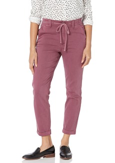 PAIGE Women's Christy Draw String Tapered Pants high Rise in