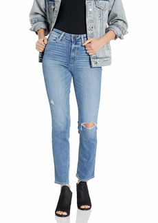 PAIGE Women's Cindy Relaxed Fit Straight Leg Jean WESTBOUND Destructed