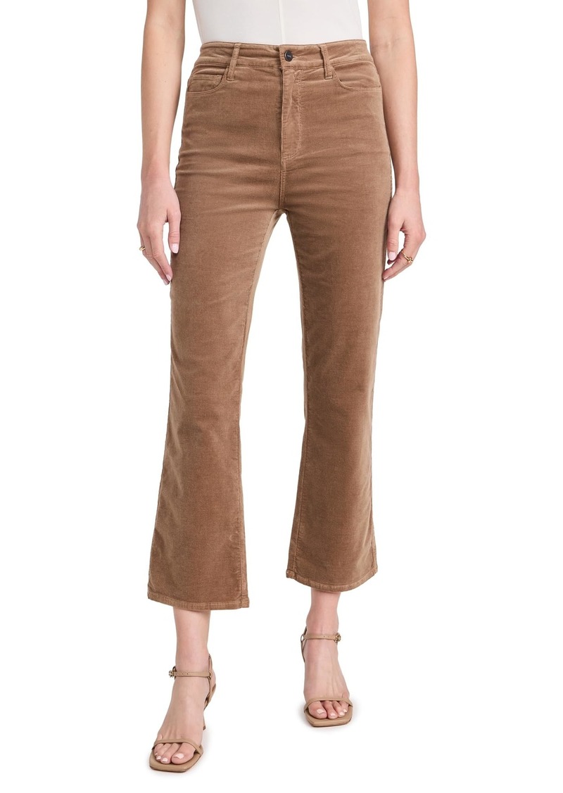 PAIGE Women's Courtney Corduroy Pants  Brown 30