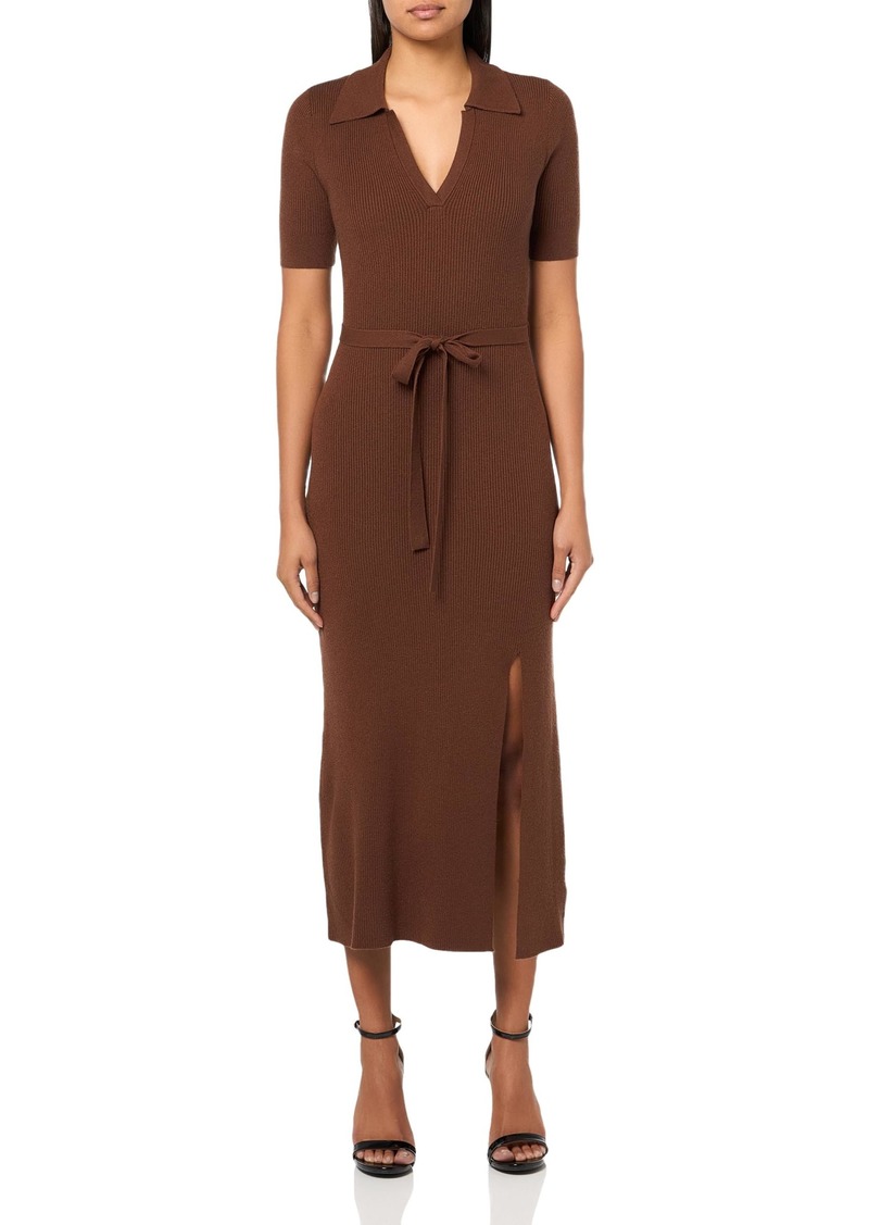 PAIGE Women's Desdemona Dress  Brown L