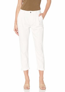 PAIGE Women's Double Pleated Trouser with Cuff