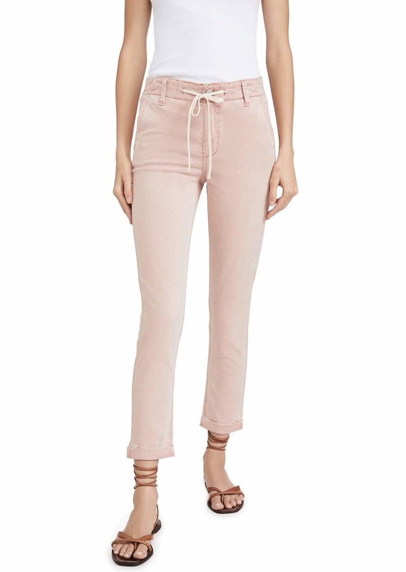 PAIGE Women's Drawstring Pants with Cuff  Pink 31