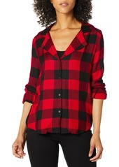 PAIGE Women's Elora Shirt True red/Black S