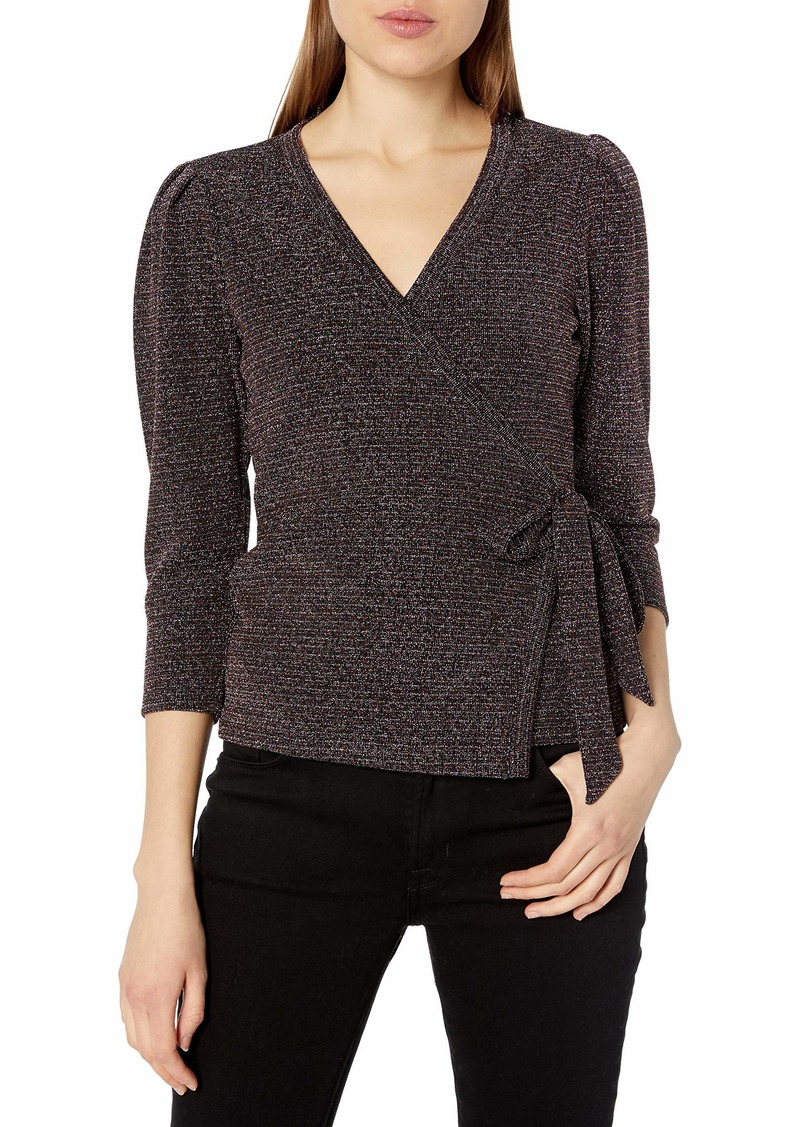 PAIGE womens Jasper Wrap Top Shirt   US