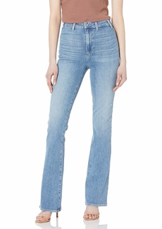 PAIGE Women's Laurel Canyon Vintage Clean Front HIGH Rise Jean SKYA Distressed