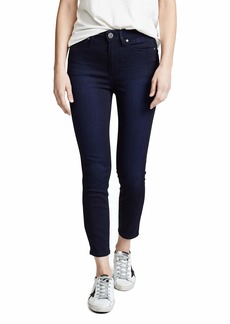PAIGE Women's Margot High Rise Crop Skinny Jeans  Blue
