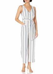 Paige Women's Meade Jumpsuit White/Dream Blue