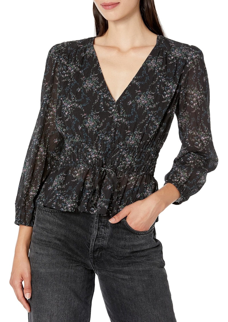 PAIGE Women's OSAKA TOP BLACK MULTI