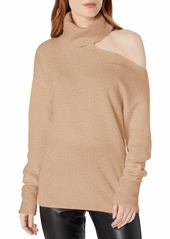 PAIGE Women's Raundi Long Sleeve Cold Shoulder Sweater  L