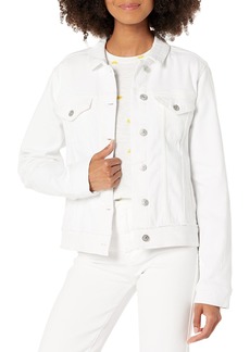PAIGE Women's Rowan Jacket re attched Hem Slightly Relaxed Silver Buttons in  XS