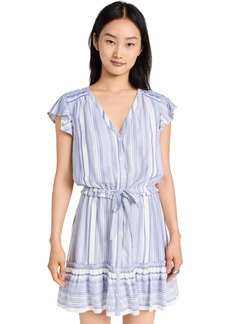 PAIGE Women's Saralynn Dress  Stripe Blue S