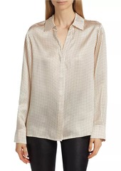 Paige Palmer Printed Silk Shirt