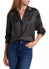 Paige Palmer Printed Silk Shirt