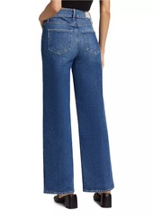 Paige Sasha Denim Mid-Rise Wide-Leg Jeans