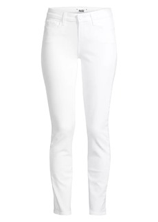 Paige Skyline Mid-Rise Stretch Skinny Ankle Jeans