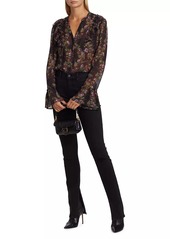 Paige Tuscany Silk Floral Blouse