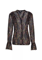 Paige Tuscany Silk Floral Blouse