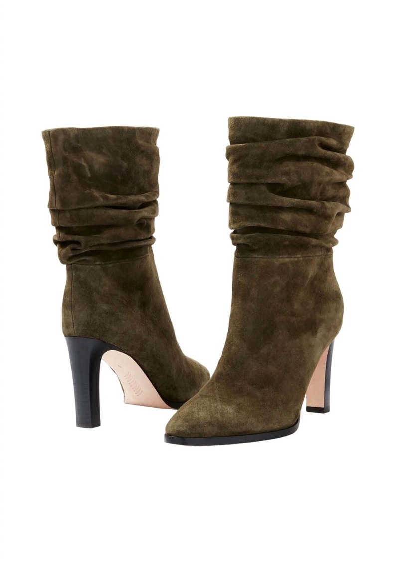 Paige Women's Carrie Heeled Boot In Olive