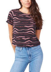 PAIGE Deena T-Shirt in Black Multi at Nordstrom