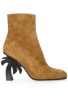 Palm Angels 110mm Palm Heel Suede Ankle Boots