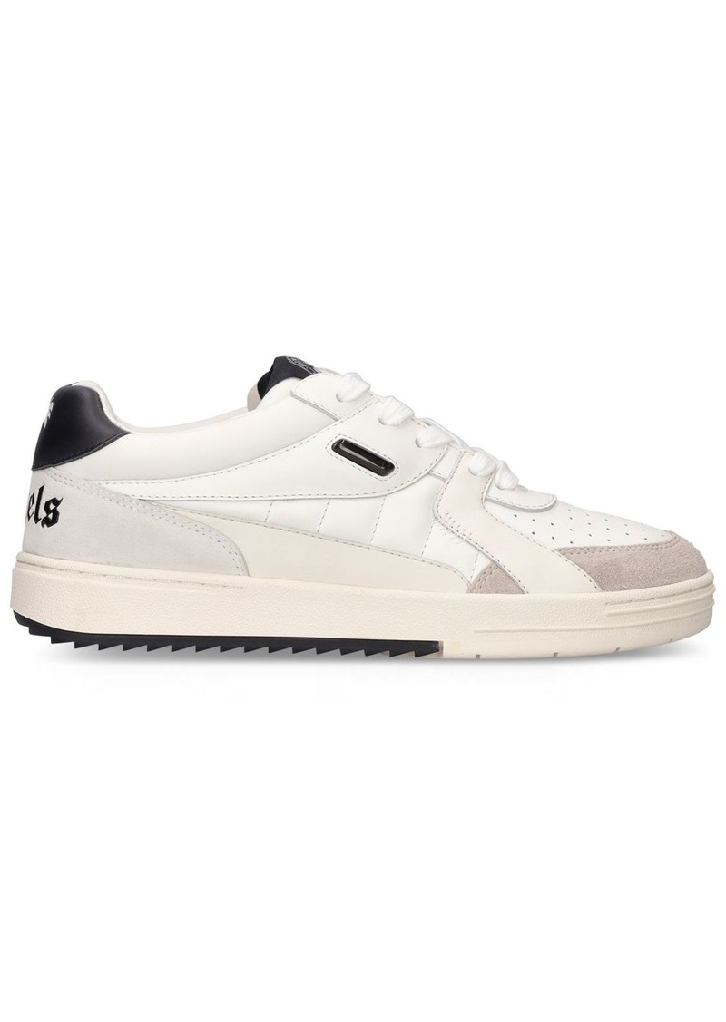 Palm Angels 30mm Palm University Leather Sneakers