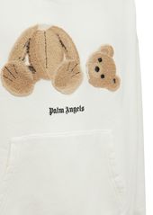 Palm Angels Bear Embroidery Cotton Hoodie